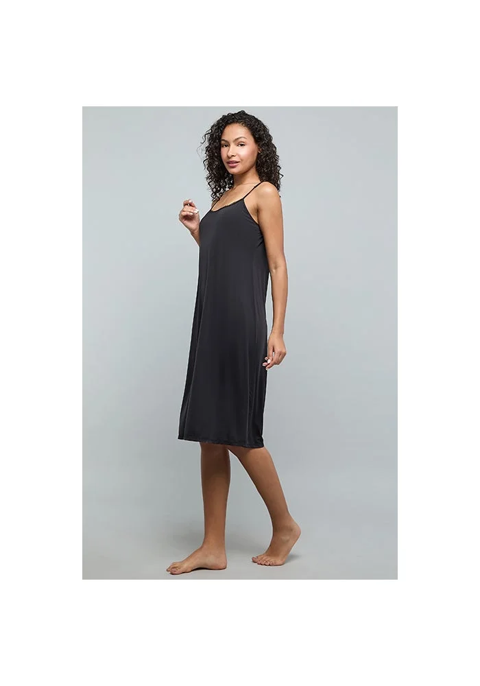 R&b Solid Night Slip Dress