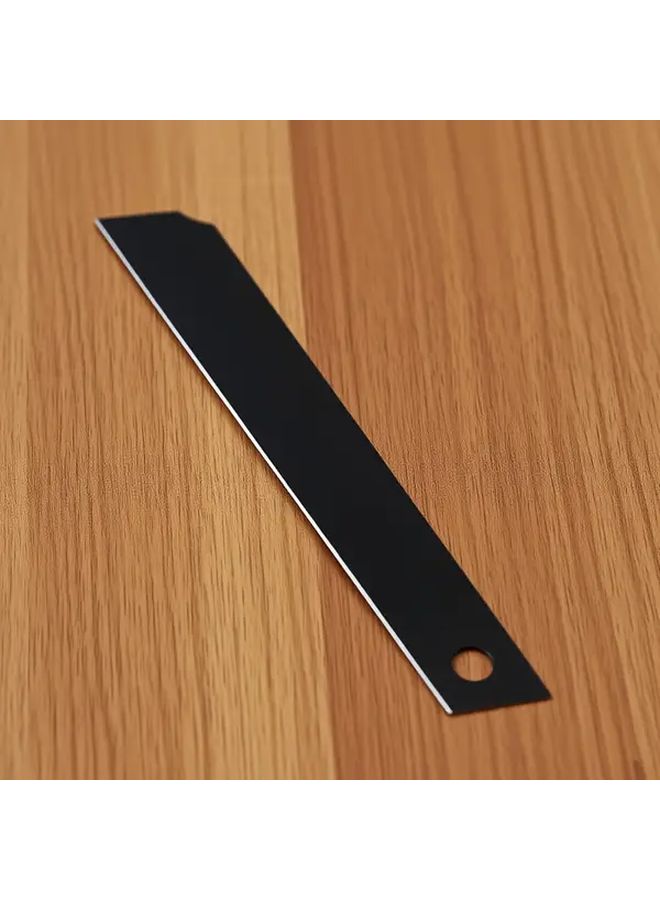 30pcs 60 Degree Sharp Black Edge High Carbon Steel Crafting Blades For Cardboard Foam Plastic Cutting - Image 1