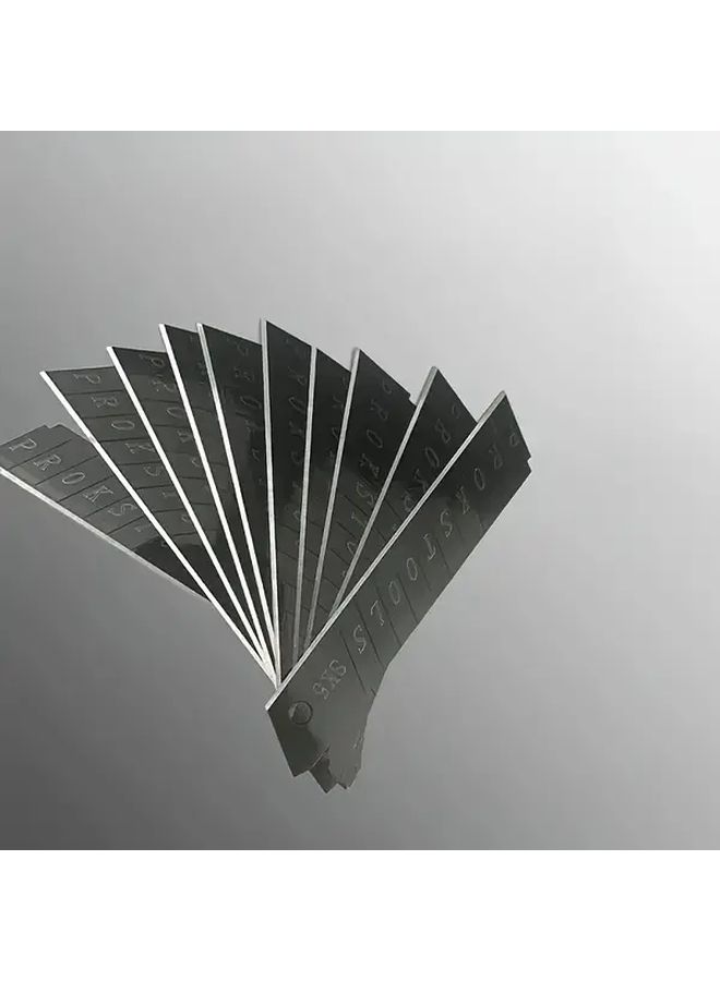 30pcs 60 Degree Sharp Black Edge High Carbon Steel Crafting Blades For Cardboard Foam Plastic Cutting - Image 3