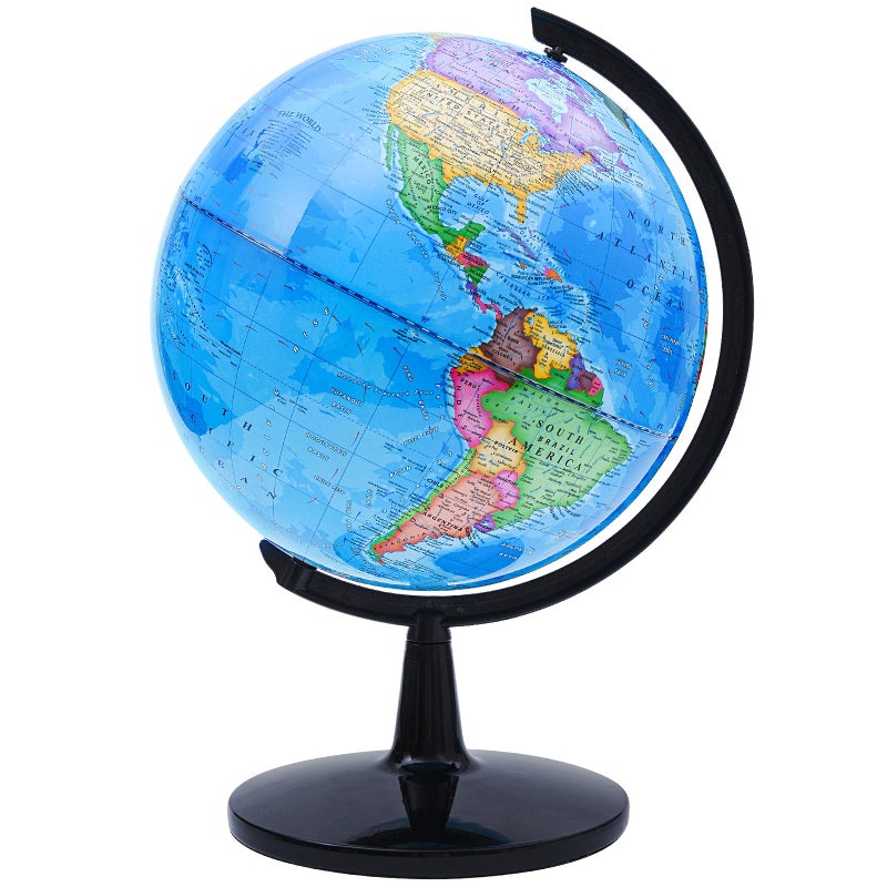 VAP World Globe for Children and Adults 12 inch Educational Spinning Earth Map with Stand SelfAssembled Interactive World Globes for Kids Teacher Classroom Students Desk Room and Office Decor - Image 3