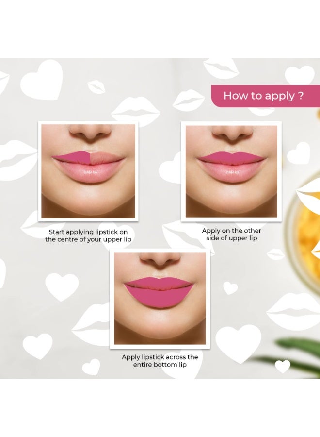 Lenphor Colour Me Up Liquid Lipstick is Infused with Vitamin A and E, Super Pigmented, Transfer-Proof, Smudge-Resistant, Matte Look, Blush Nude 2ml - Image 4
