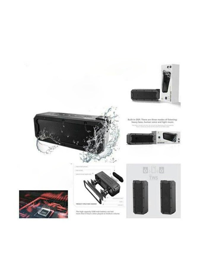 Lenyes - S108 - Speaker lenyes portable S-108 40w waterproof ipx7 outdoor wireless bluetooth hifi stereo portable speaker heavy bass - Image 1