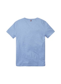 TOMMY HILFIGER Boys's Essential Organic Cotton T-Shirt - Cotton, Blue  - Image 2