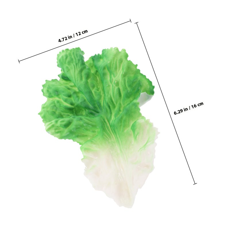 5Pcs Fake Leaves Artificial Vegetables Simulation Lifelike Vegetables - Image 2