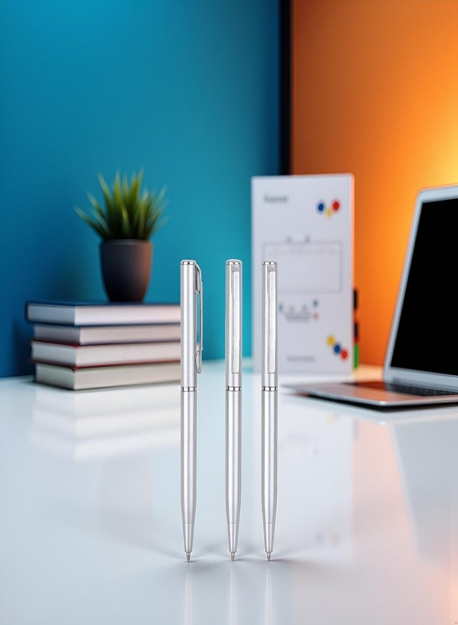 Dwuww 3Pcs Small Ballpoint Pen, Mini Pens Bulk, Small Retractable Ballpoint, Writing Pen Short Pens, Smooth Writing Rollerball Pens for Pocket Notebook School Office,Tiny Pen Ink Ballpoint Pens and Refills - Image 4