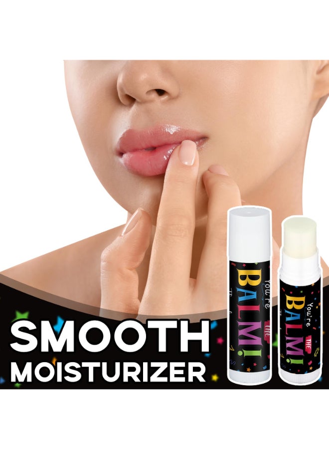 Sacubee 90 Pack Employee Appreciation Gifts Bulk Lip Balm Teacher Employee Staff Team Thank You Gifts Youre the Balm Winter New Year Appreciation Party Favors for Women Men Coworkers Volunteer - Image 4