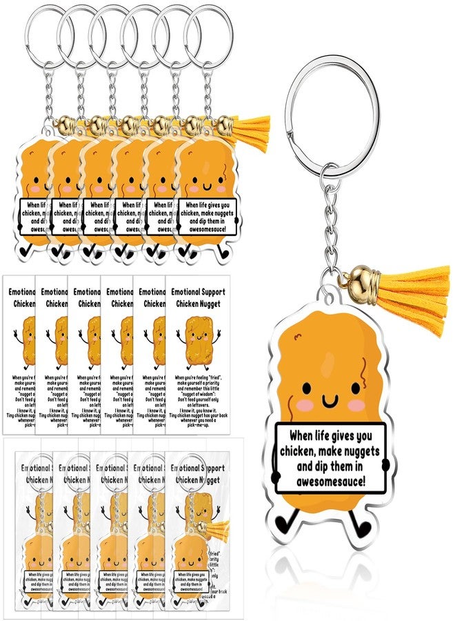 Siifert 12 Set Positive Keychains Gifts Christmas Emotional Support Keychain Appreciation Gift for Coworker Office Team Staff - Image 1