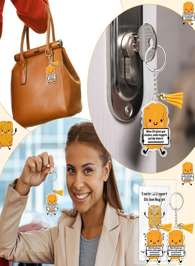 Siifert 12 Set Positive Keychains Gifts Christmas Emotional Support Keychain Appreciation Gift for Coworker Office Team Staff - Image 5