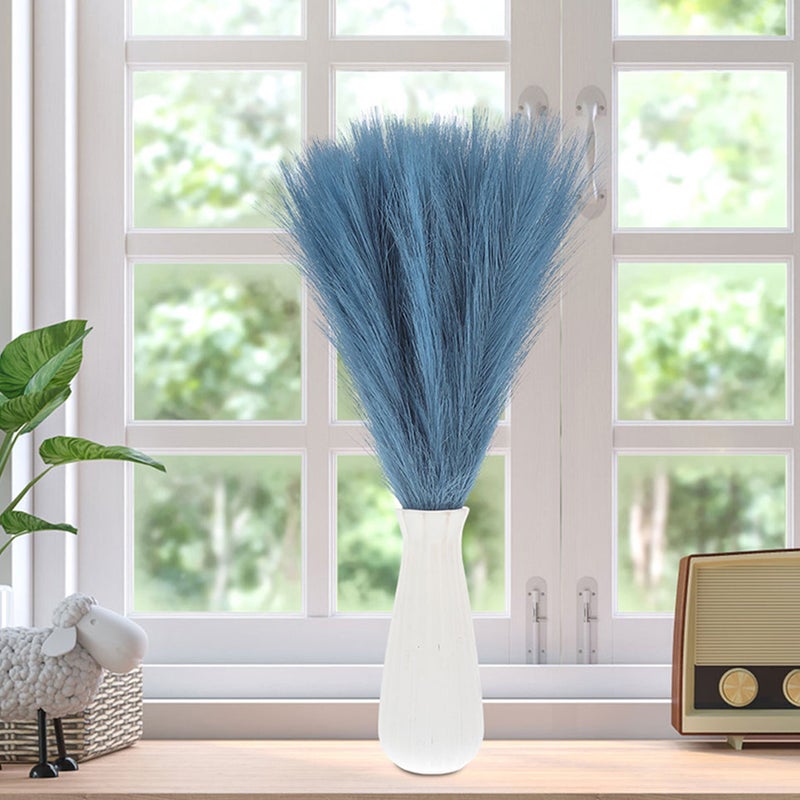 6pcs Artificial Pampas Stems Faux Pampas Branches Fake Plants Vase Decors - Image 4