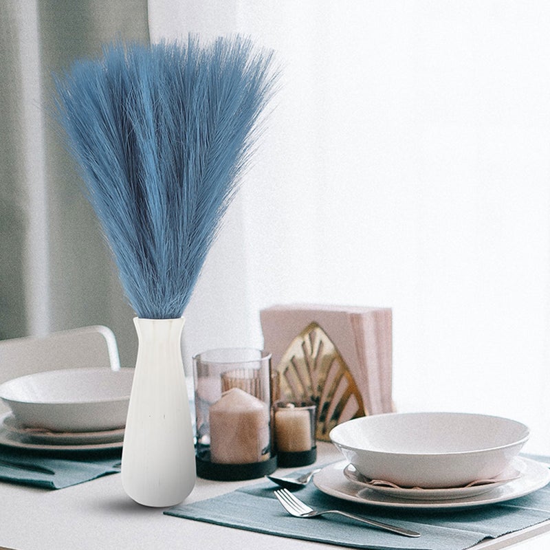 6pcs Artificial Pampas Stems Faux Pampas Branches Fake Plants Vase Decors - Image 5