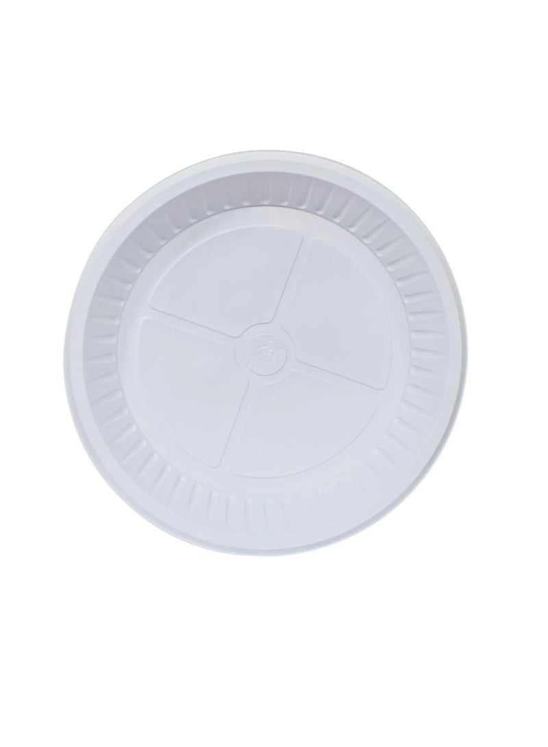 Alba Plastic Durable Plastic Party Plates Medium 22cm Ideal for All Occasions and Sturdy 500 Pcs - Image 1