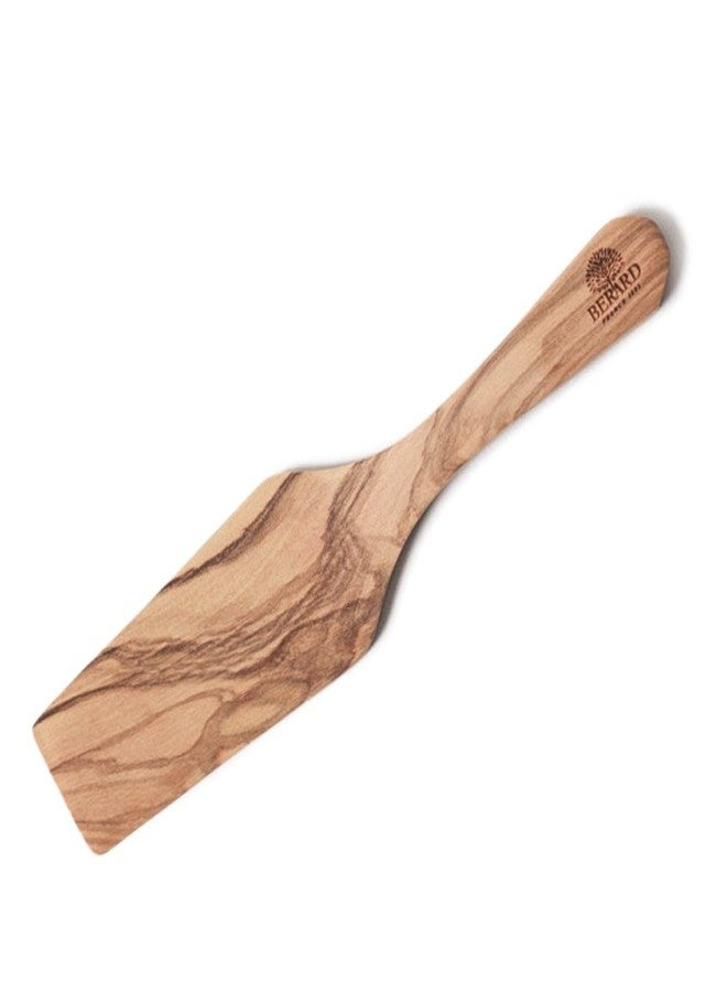 Browne Foodservice Berard 49471 French Olive-Wood Handcrafted Pastry Spatula - Image 2