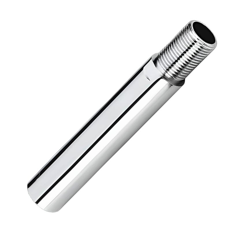 aitchcy Brass Extension Nipple 6 Inch | Chrome Finish Pipe Fitting Nipple | Heavy Duty Connector | 7-Year Warranty (6 Inch) Pack of 1 - Image 1