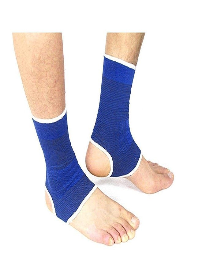 Krystle Ankle Support Guard Pain Relief for Gym and Physical Activities 1 Pair Ankle Support (Blue) - Image 1