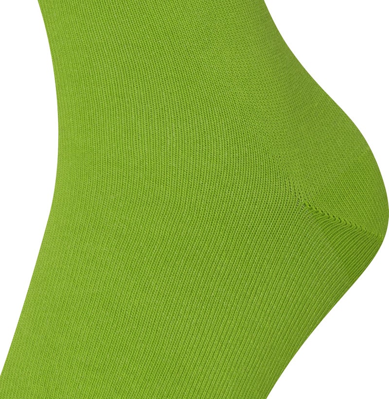 Mysocks Crew Socks for Women Men Colorful Seamless Toe Soft Cotton Dress Socks (Lime 8-12) - Image 4