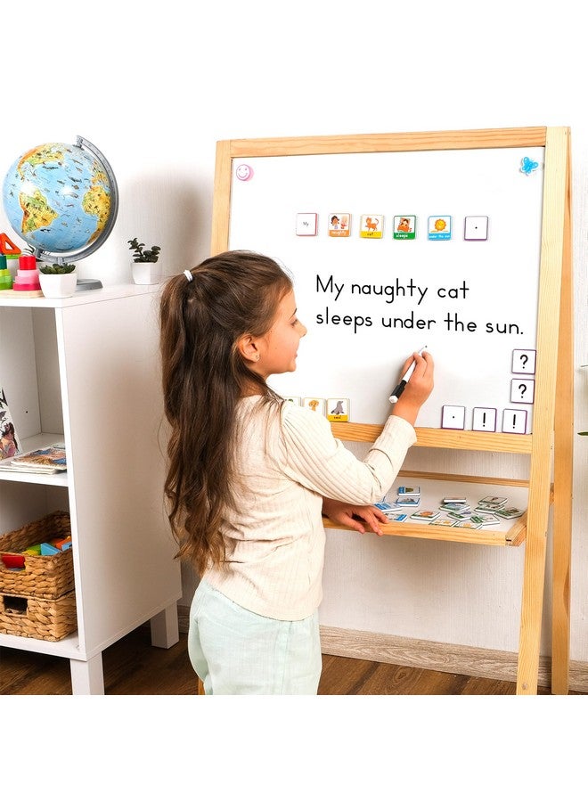 Simply magic 110 PCS Sentence Building Kit for Kids, Speech Speak Spell Games, Word Building Magnets, Speech Therapy Toys for Toddlers, Reading Games for Kids, Learn to Read, Reading Manipulatives - Simply Magic - Image 4