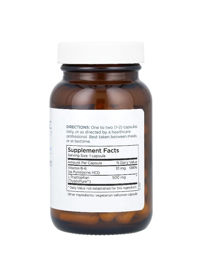 Metabolic Maintenance - Metabolic Maintenance, L-Tryptophan, 500 mg, 60 Capsules - Image 1