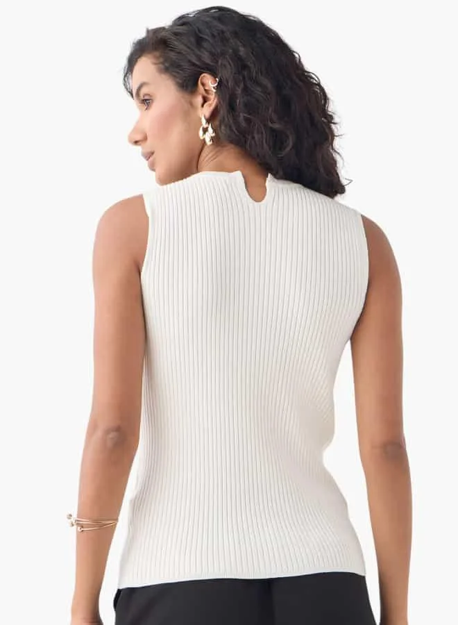 Iconic Iconic Embellished Sleeveless Top