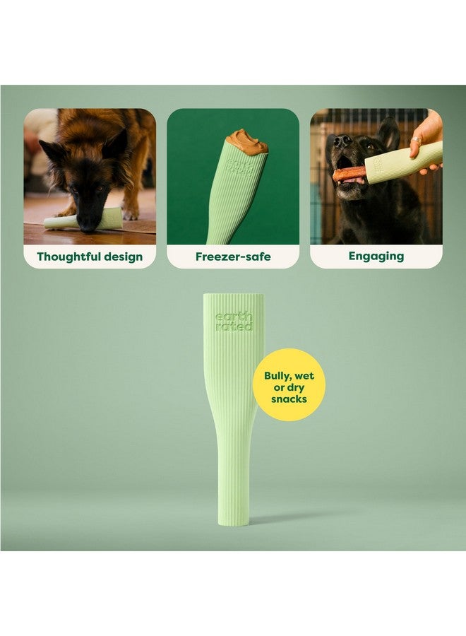 Earth Rated Dog Toy, Enrichment Toy For Adult And Puppy Dogs, Dishwasher And FreezerSafe, Natural Rubber, Large, Green - Image 2