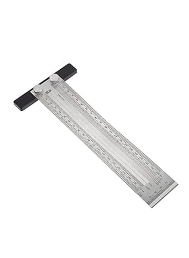 Stainless Steel Woodworking Ruler Dual Scale Measuring Tool for Accurate Marking Carpentry - Image 1