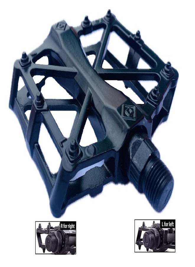 Ilsha® New Deign Cycle Durable Aluminium Alloy MTB Cycle Road Bicycle Flat Pedals 9/16" Pedal ( Deals Only in Quality Product ) - Image 4