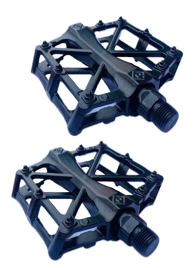 Ilsha® New Deign Cycle Durable Aluminium Alloy MTB Cycle Road Bicycle Flat Pedals 9/16" Pedal ( Deals Only in Quality Product ) - Image 1