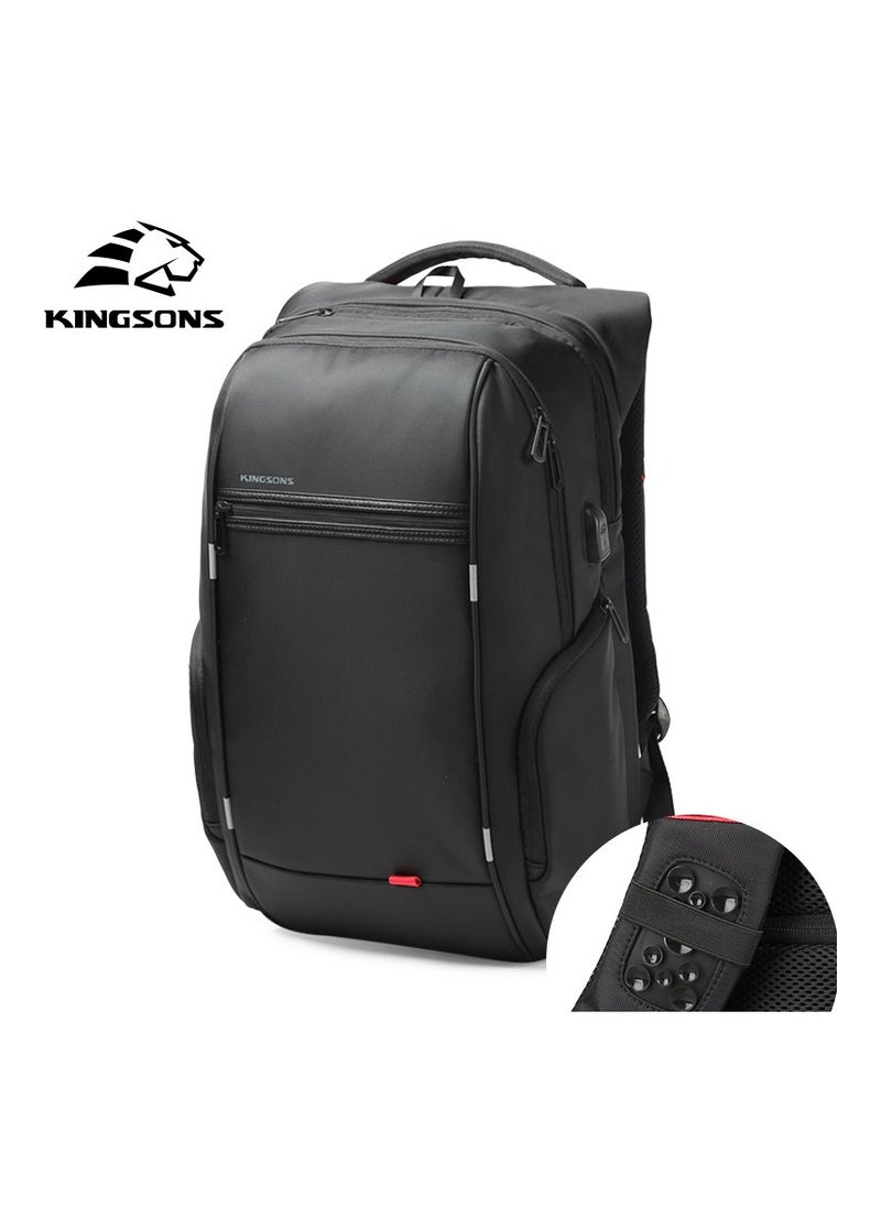 KINGSONS USB Charging Travel Backpack 15 inches + mobile phone suction cup 