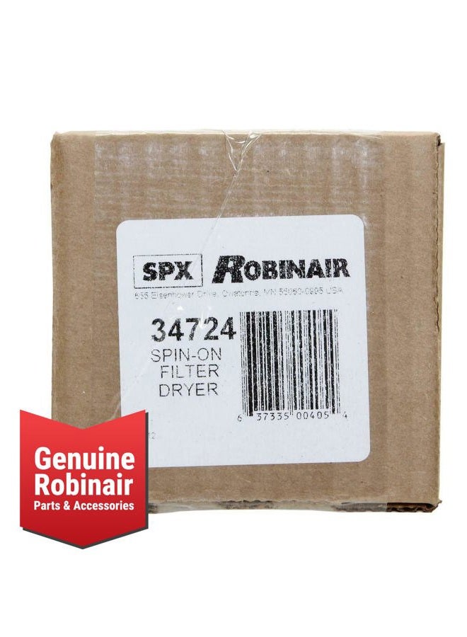 ROBINAIR 34724 A/C Recycling Filter-Drier Spin-On Filter, Black - Image 5