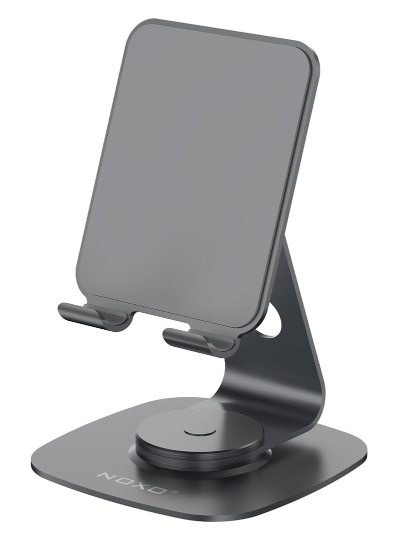 NOXO Adjustable Tablet Stand for Desk – Sturdy & Foldable, Compatible with iPad, Samsung Tab, Kindle (10-12.9”) – DNN-2 Model - Image 1