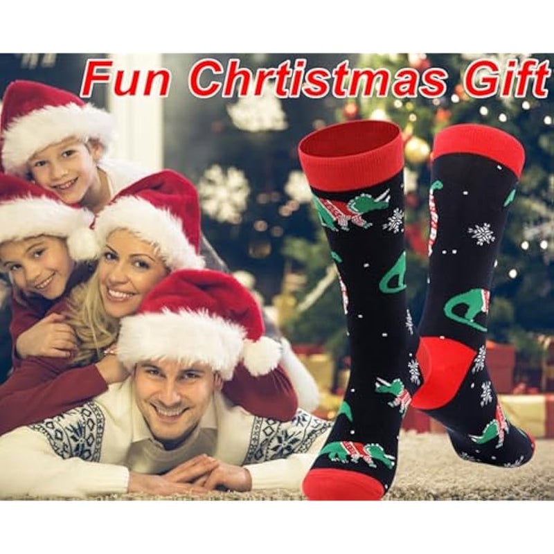 إسكدنيا هدايا  جوارب مرحة للرجال هدايا عيد الأب للقطط للرجال والاب والصديق والجد - Image 4