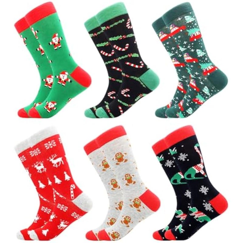 إسكدنيا هدايا  جوارب مرحة للرجال هدايا عيد الأب للقطط للرجال والاب والصديق والجد - Image 1