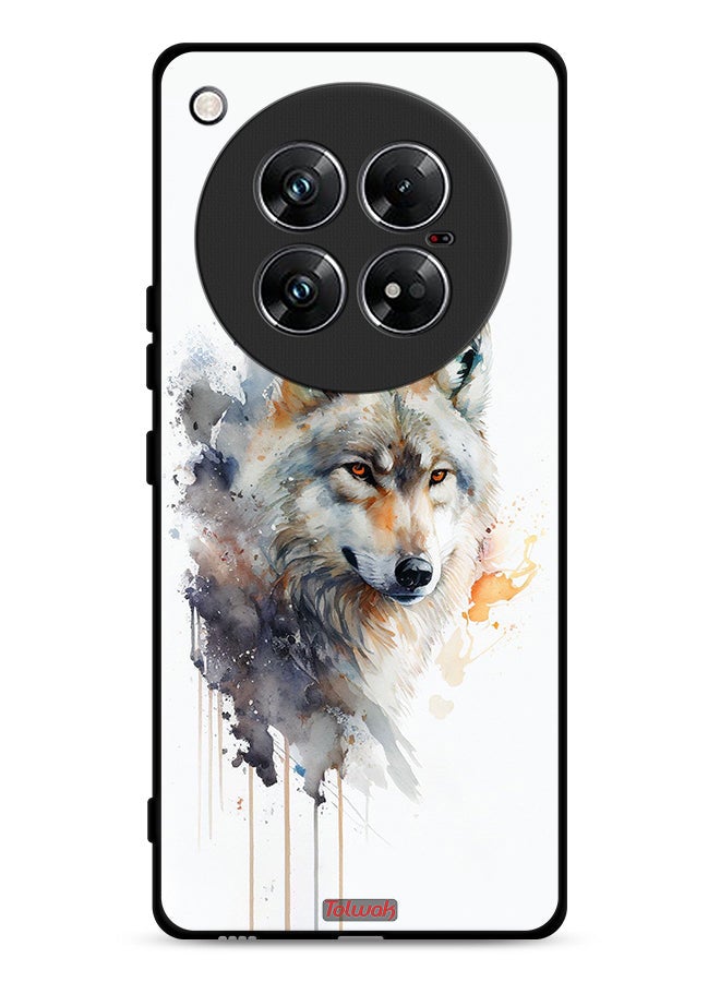 Tolwak Infinix Zero 40 Protective Case Cover Wolf Abstract Art - Image 1