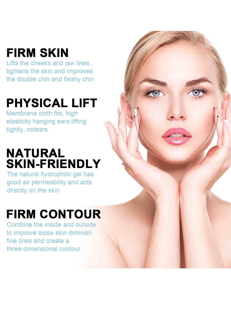 EELHOE Lift Mask,Double-Chin Mask,V-Line Face Mask,Double-Chin Face Lifting Mask,Double-Chin Reducer Face Tape,Lifting Chin Mask,Double-Chin Remover Face Lift Tape,Double-Chin Mask - Image 2