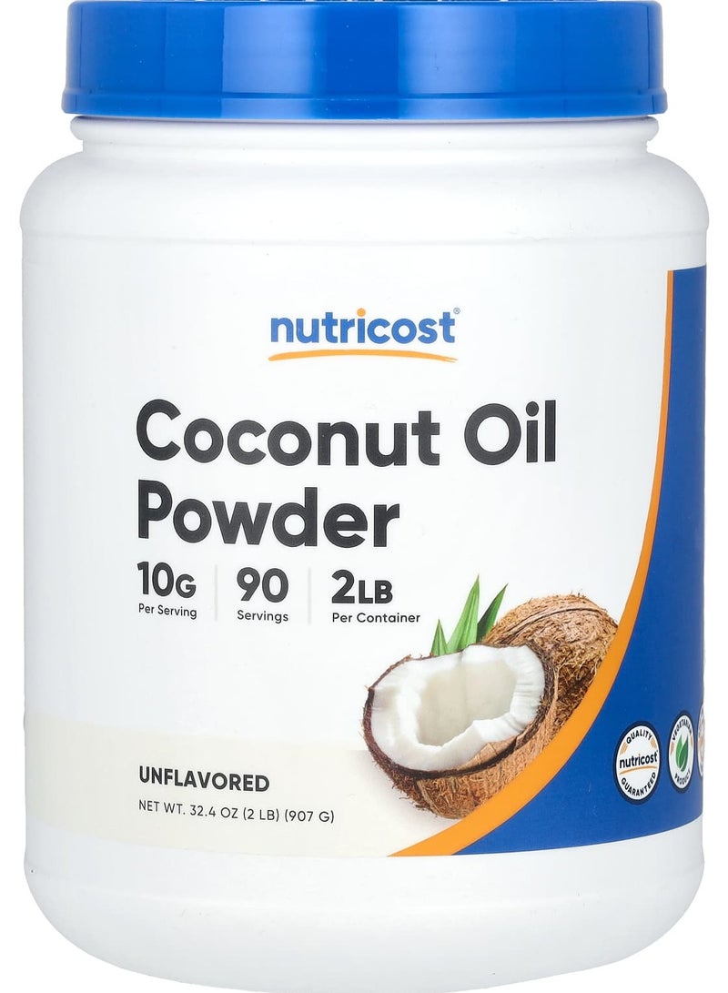 Coconut Oil Powder, Unflavored , 2 lb (907 g)