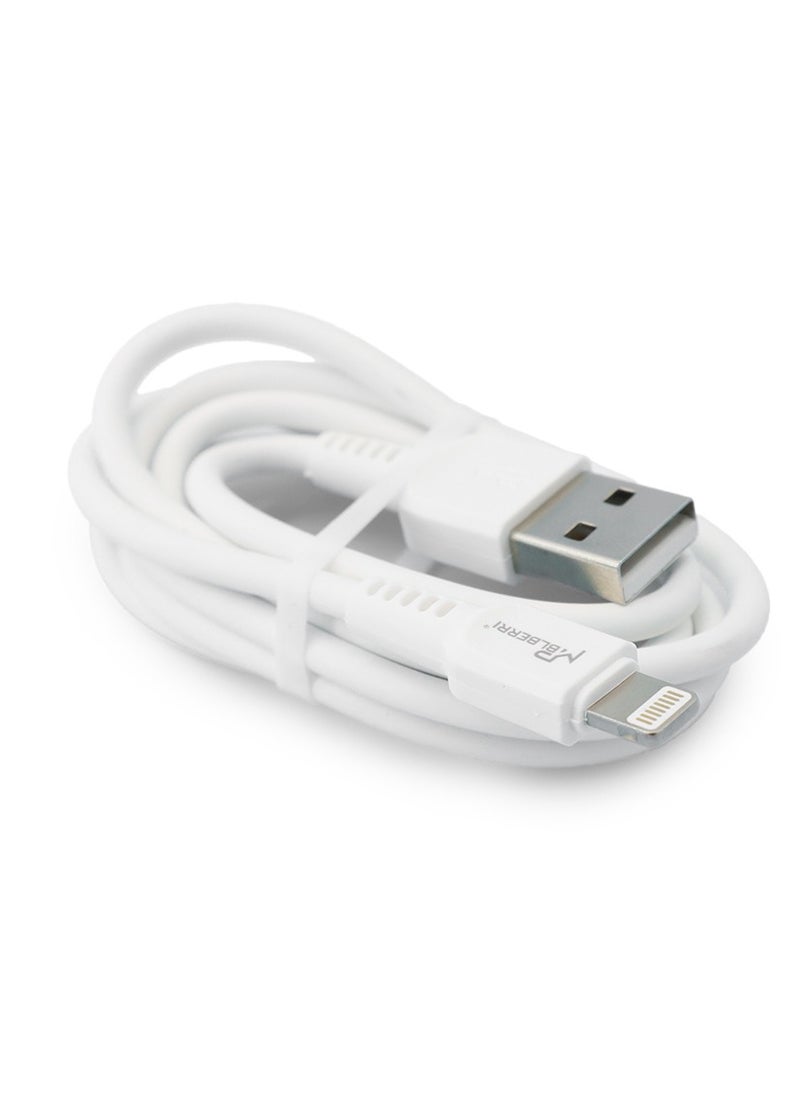 mpBLBERRI 20 Watt USB-A and USB-C PD Fast Charger With Lightning Cable mpBLBERRI BLB-T105  - Image 3