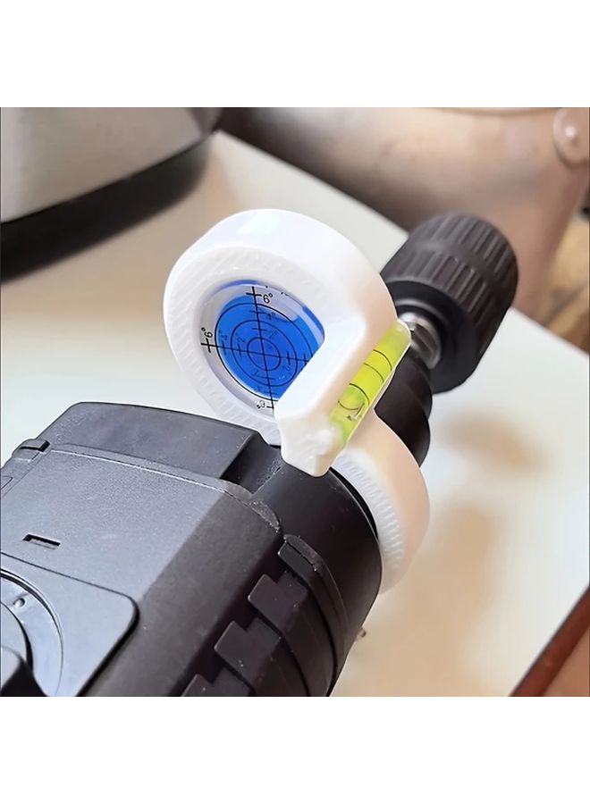 Electric Drill Level Protractor Bubble Level Angle Guide DIY Carpentry Tool - Image 1