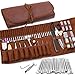 TLKKUE Leather Working Tools Leather Craft Tools for Carving Stamping Sewing Punching Cutting with Custom Storage Bag Professional Tooling Kit for Crafting Repair DIY Projects - Image 3