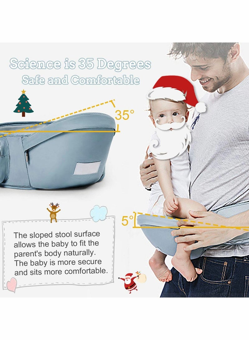 SOLARAE Baby Carrier 6-in-1 Baby Carrier with Waist Stool - Image 4