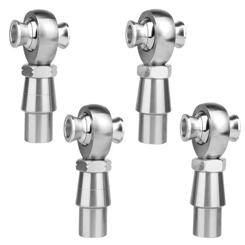 Joogto 3/4'' Heim Joint Rod End Kit, .750" Chromoly Joints Panhard Kit, 2 Set Left and Right Hand Thread with Tube Adapter and Jam Nut, 3/4'' Rod End Heim Joint for Steering Kit, Suspension, Traction Bars - Image 1