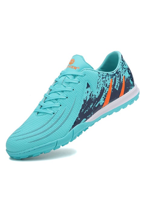 Men's And Women's Soccer Shoes Cleats Professional IC/IN Low-Top Athletic Turf Football Shoes Outdoor/Indoor Professional Futsal Football Training Sneakers For Unisex