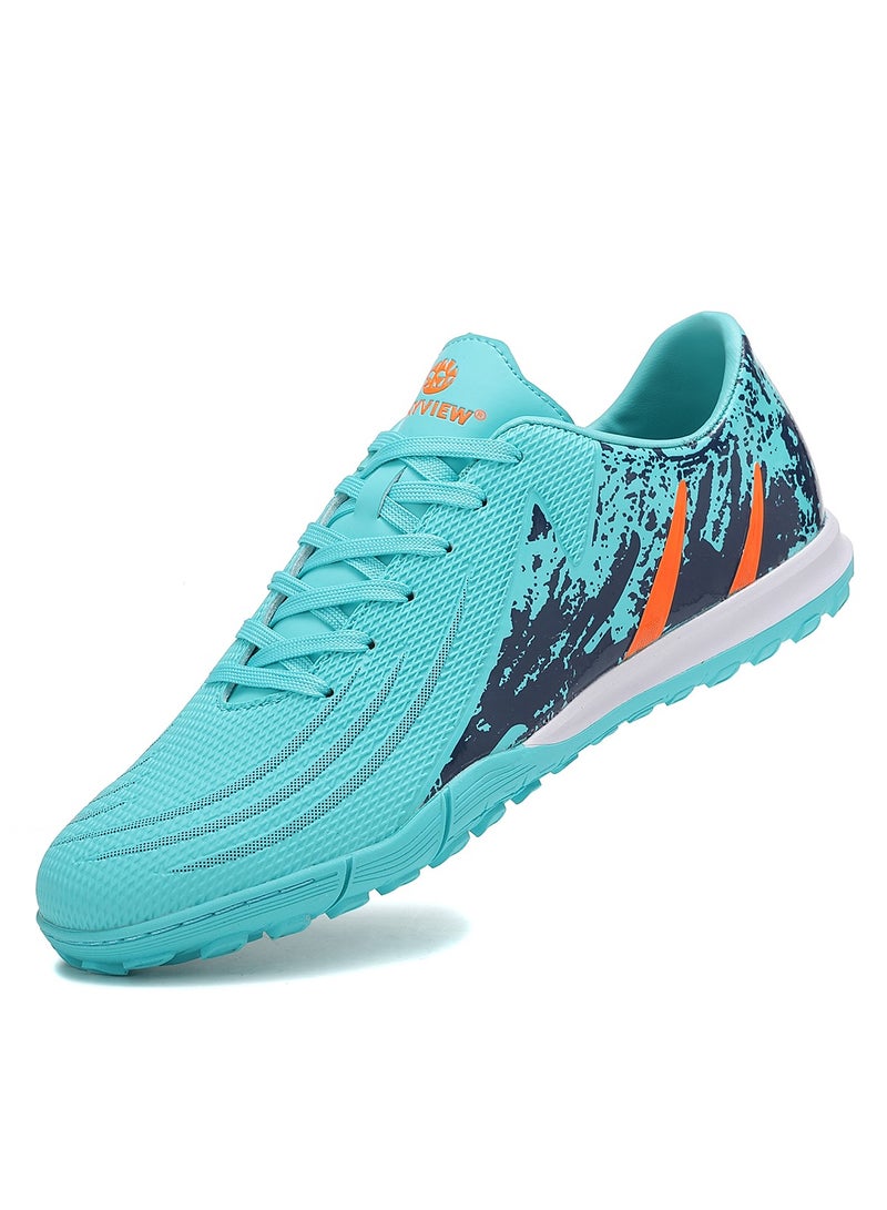 سكاي فيو أحذية كرة قدم للرجال والنساء، أحذية احترافية IC/IN منخفضة الارتفاع، أحذية كرة قدم عشبية، أحذية تدريب كرة قدم الصالات الاحترافية للاستخدام الخارجي/الداخلي للجنسين - Image 1