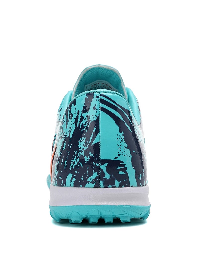 سكاي فيو أحذية كرة قدم للرجال والنساء، أحذية احترافية IC/IN منخفضة الارتفاع، أحذية كرة قدم عشبية، أحذية تدريب كرة قدم الصالات الاحترافية للاستخدام الخارجي/الداخلي للجنسين - Image 4