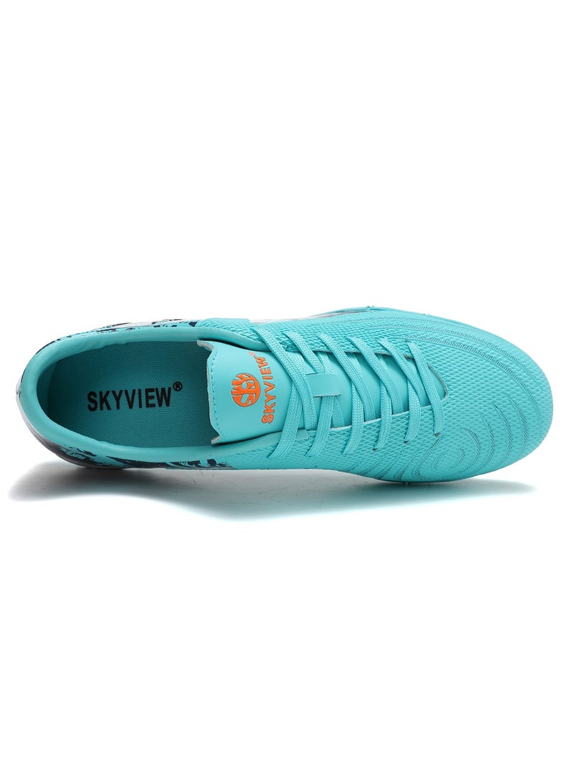 سكاي فيو أحذية كرة قدم للرجال والنساء، أحذية احترافية IC/IN منخفضة الارتفاع، أحذية كرة قدم عشبية، أحذية تدريب كرة قدم الصالات الاحترافية للاستخدام الخارجي/الداخلي للجنسين - Image 5