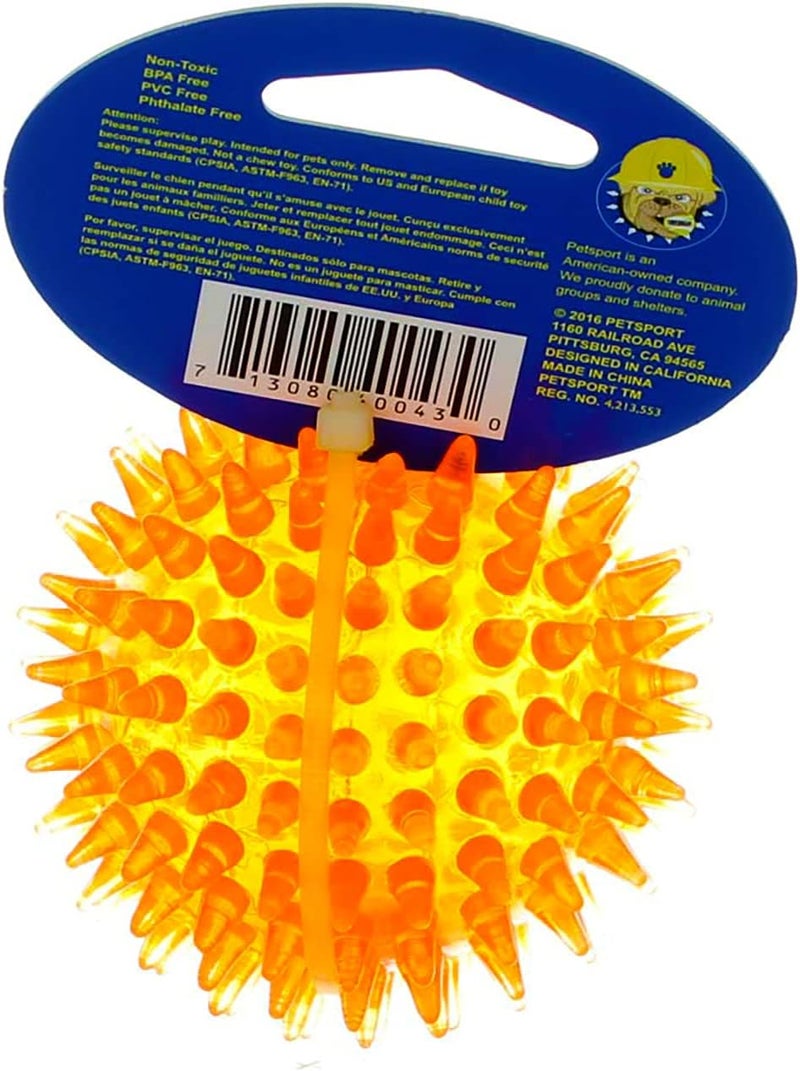 Tetra PetSport 28 Gorilla Spiky Ball Floating Dog Toy Medium Vanilla Scented Super Durable TPR Rubber Ultra Light Strong Bouncy Play Fetch with Your Pet Colors Will Vary - Image 4