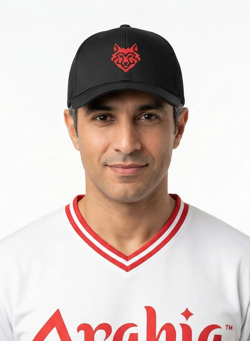 Baseball United Arabia Wolves Home Run Active Cap