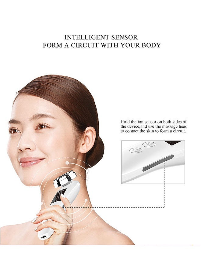 مانجي 5 Modes Electric Face and Neck Beauty Massager, 3 Level Face Eye Massagers with Microcurrent, Anti-Aging Skin Tightening Skin Care Tools بوابة طب - Image 5