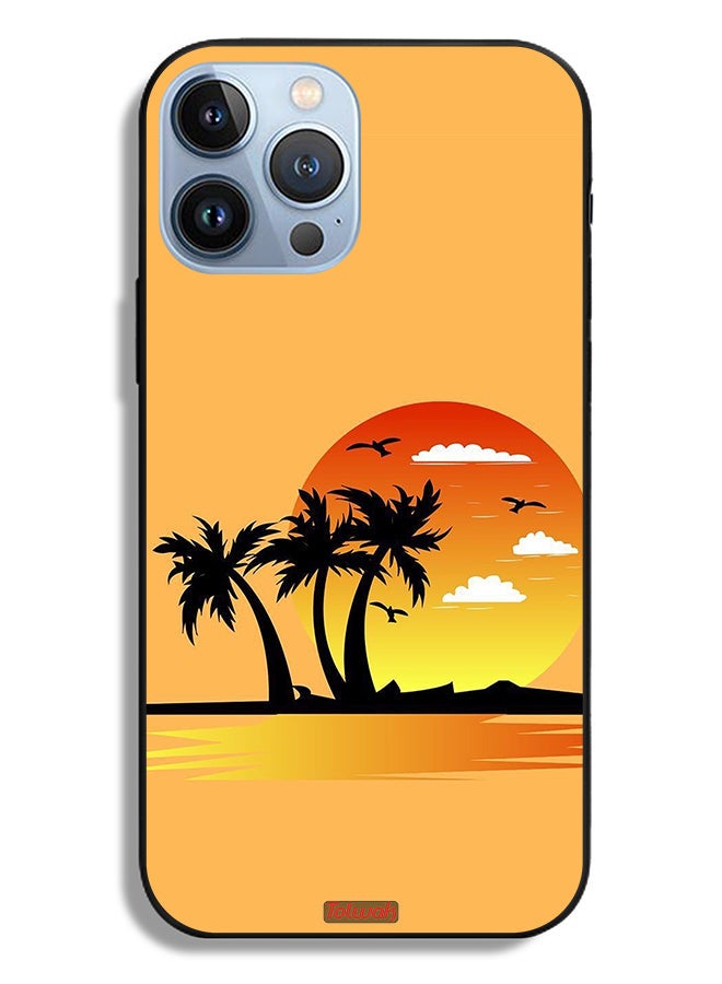 Tolwak Apple iPhone 13 Pro Max Protective Case Drawing Abstract Design - Image 2