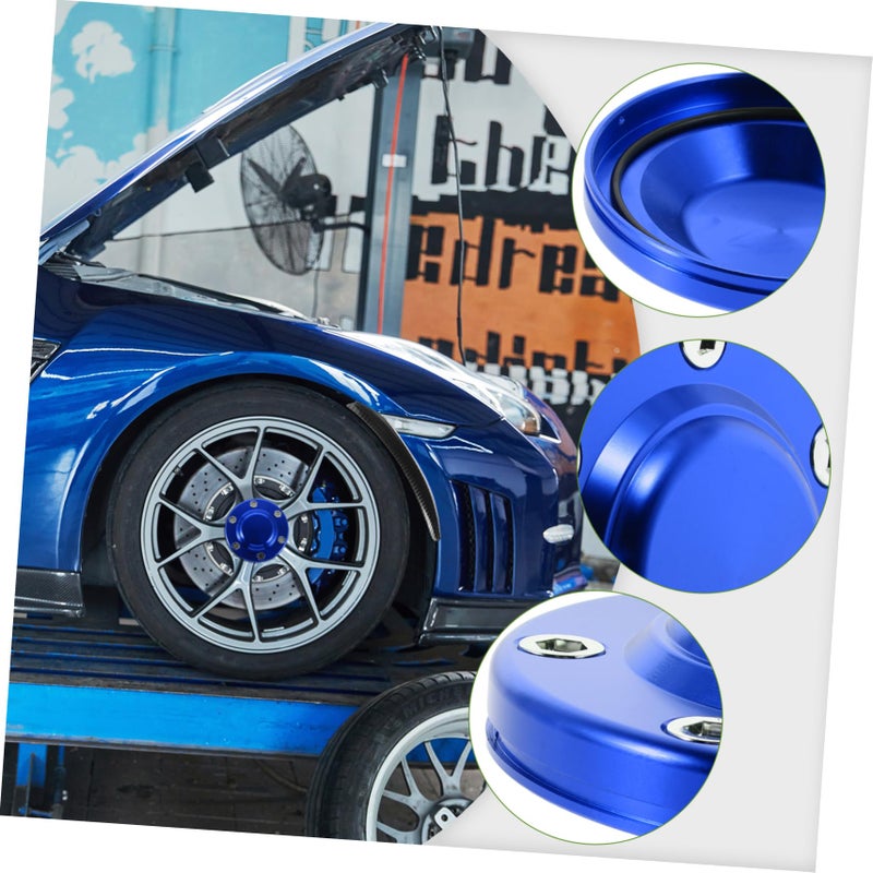 Durable Blue Aluminum Alloy Wheel Rim Hub Caps With Enhanced Protection For Various Car Models - Image 4