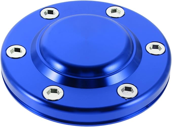 Durable Blue Aluminum Alloy Wheel Rim Hub Caps With Enhanced Protection For Various Car Models - Image 1