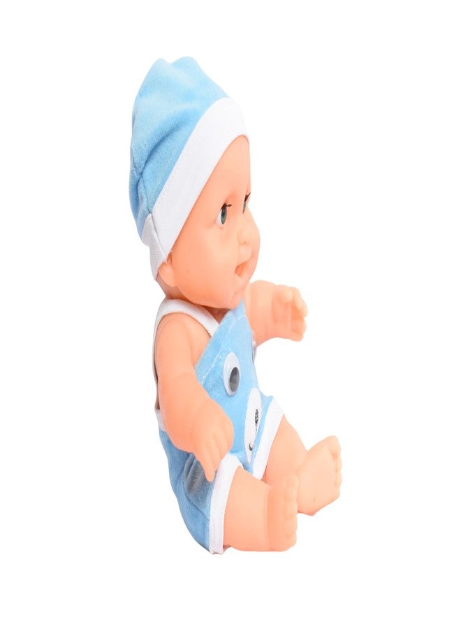 El Figo Realistic PVC Doll for Kids with Movable Head, Arms & Legs | Cute Baby Doll Toy for Girls & Boys | Lightweight Doll | Birthday Gift & Return Gift for Kids | Realistic Baby Doll Toy 23 c.m Tall - Image 3